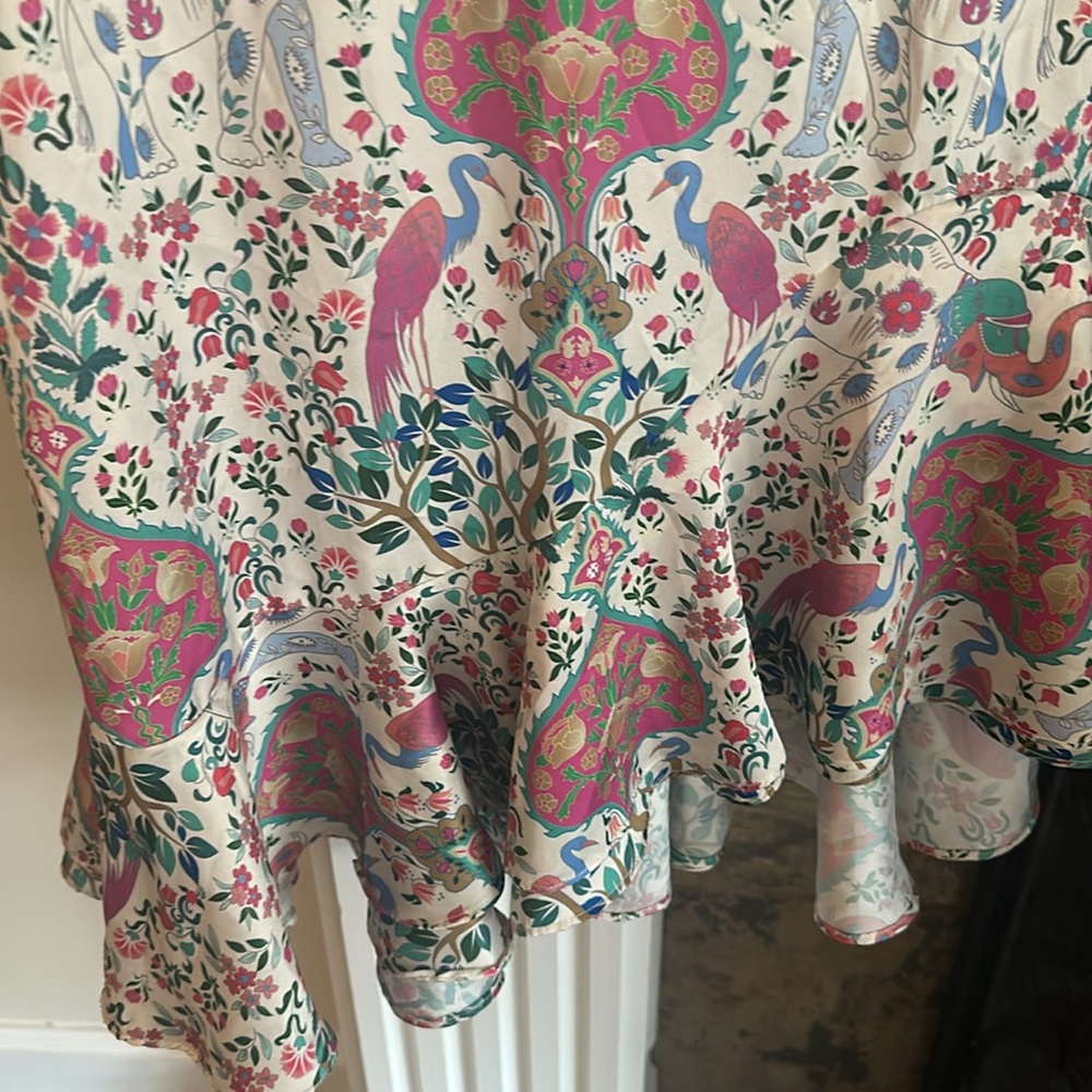 SANDRO Patterned Mini Dress - Picture 3 of 4